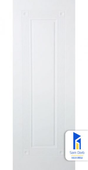 درب اتاق سفید ساده PVC-C408