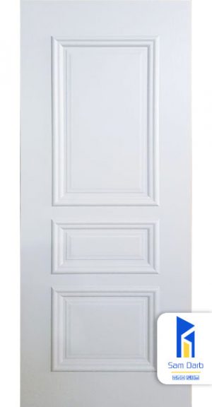 درب اتاقی سه قاب پروفیل برجسته PVC-B308