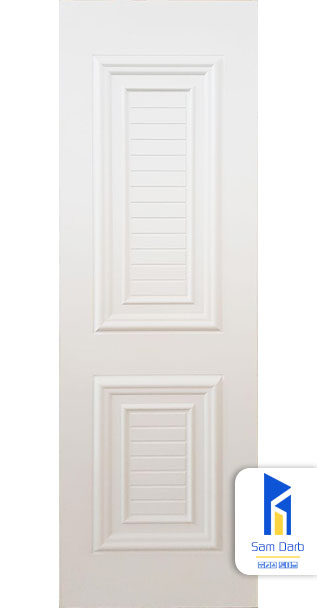 درب روکش پی وی سی سفید PVC-B312