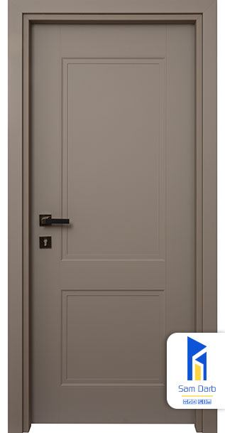 Double Frame Double Line PVC Bedroom Door-KT708