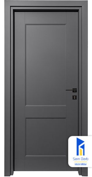 درب اتاقی مدرن رنگ نوک مدادی PVC-KT702