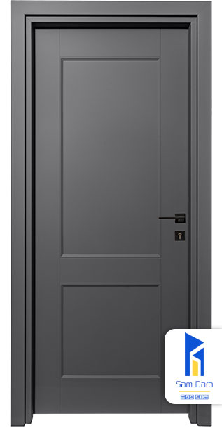 درب اتاقی مدرن رنگ نوک مدادی PVC-KT702