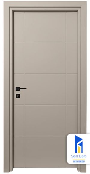 درب اتاقی مدرن طرح شطرنجی PVC-C425
