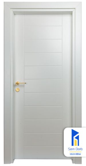 درب اتاقی سفید ساده PVC-C420