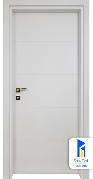 درب اتاق سفید PVC-C423
